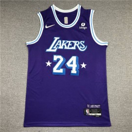 Camiseta Kobe Bryant #24 Los Angeles Lakers 2022 City Edition Púrpura