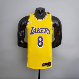 Camiseta Kobe Bryant #8 Los Angeles Lakers Edición 75 Aniversario Amarillo