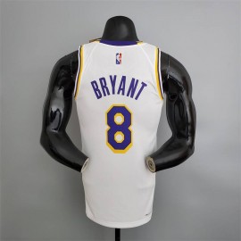 Camiseta Kobe Bryant #8 Los Angeles Lakers Edición 75 Aniversario Blanco Camiseta Kobe Bryant #8 Los Angeles Lakers Edición 75 Aniversario Blanco