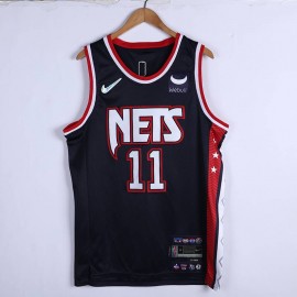 Camiseta Kyrie Irving #11 Brooklyn Nets 2022 Edición 75 Aniversario City Edition Azul Oscuro