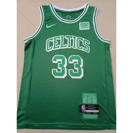 Camiseta Larry Bird #33 Boston Celtics 2022 Verde