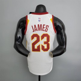 Camiseta LeBron James #23 Cleveland Cavaliers Blanco Camiseta LeBron James #23 Cleveland Cavaliers Blanco