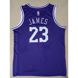 Camiseta LeBron James #23 Los Angeles Lakers Púrpura Camiseta LeBron James #23 Los Angeles Lakers Púrpura