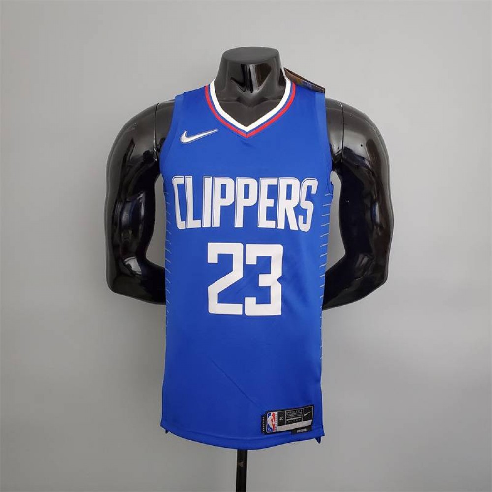 Camiseta Lou Williams #23 Los Angeles Clippers Edición 75 Aniversario Azul Camiseta Lou Williams #23 Los Angeles Clippers Edición 75 Aniversario Azul