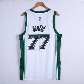 Camiseta Luka Dončić #77 Dallas Mavericks 2022 Edición 75 Aniversario Blanco Camiseta Luka Dončić #77 Dallas Mavericks 2022 Edición 75 Aniversario Blanco