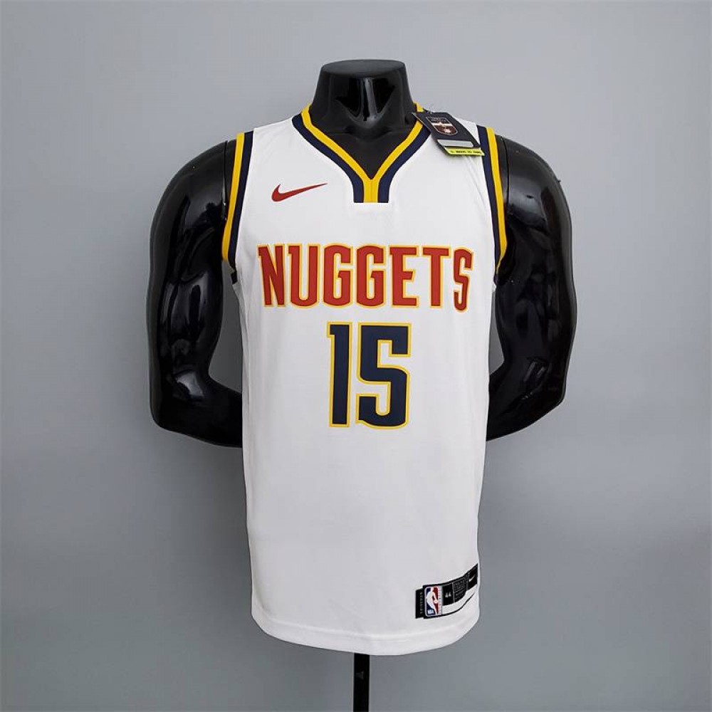 Camiseta Nikola Jokić #15 Denver Nuggets Limited Edition Blanco Camiseta Nikola Jokić #15 Denver Nuggets Limited Edition Blanco