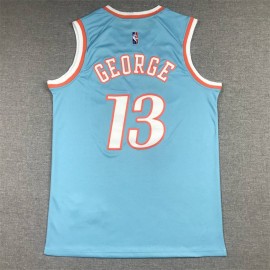 Camiseta Paul George #13 Los Angeles Clippers 2022 City Edition Azul Camiseta Paul George #13 Los Angeles Clippers 2022 City Edition Azul