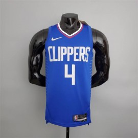 Camiseta Rajon Rondo #4 Los Angeles Clippers Edición 75 Aniversario Azul