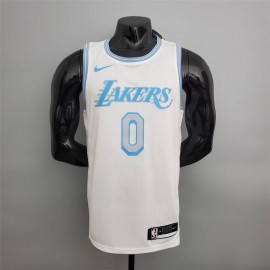 Camiseta Russell Westbrook #0 Los Angeles Lakers 2021 Clásico Edition Blanco