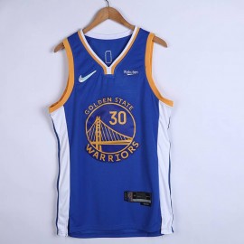 Camiseta Stephen Curry #30 Golden State Warriors 2022 Edición 75 Aniversario Azul