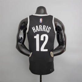 Camiseta Tobias Harris #12 Brooklyn Nets Edición 75 Aniversario Icon Nuevo Negro Camiseta Tobias Harris #12 Brooklyn Nets Edición 75 Aniversario Icon Nuevo Negro