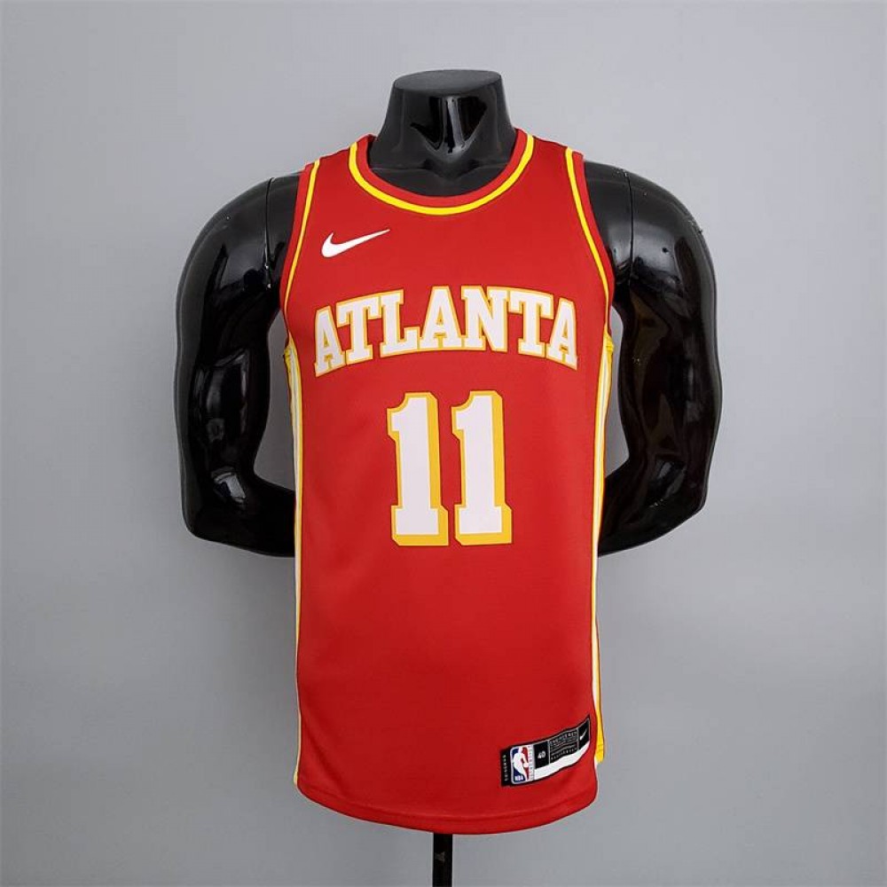Camiseta Trae Young #11 Atlanta Hawks Rojo Camiseta Trae Young #11 Atlanta Hawks Rojo
