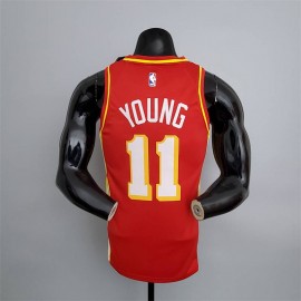 Camiseta Trae Young #11 Atlanta Hawks Rojo Camiseta Trae Young #11 Atlanta Hawks Rojo