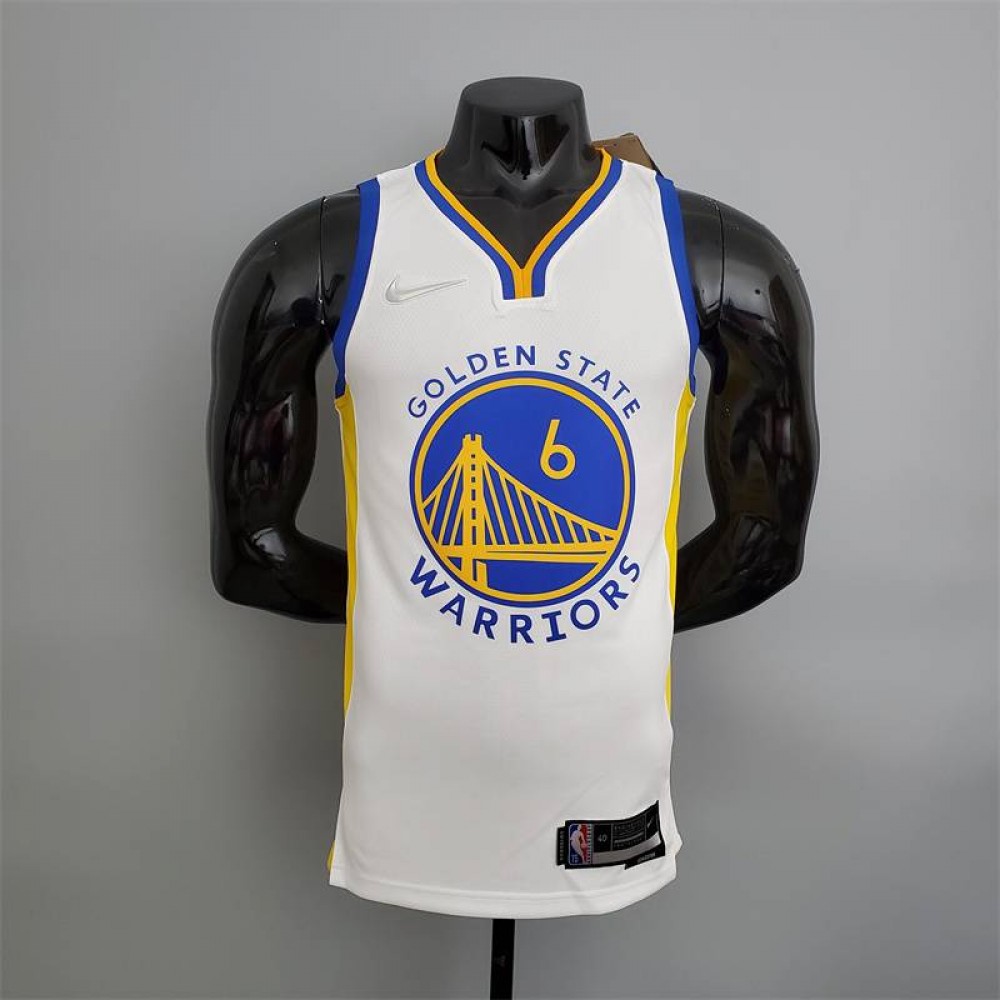 Camiseta Trae Young #6 Golden State Warriors Edición 75 Aniversario Blanco Camiseta Trae Young #6 Golden State Warriors Edición 75 Aniversario Blanco