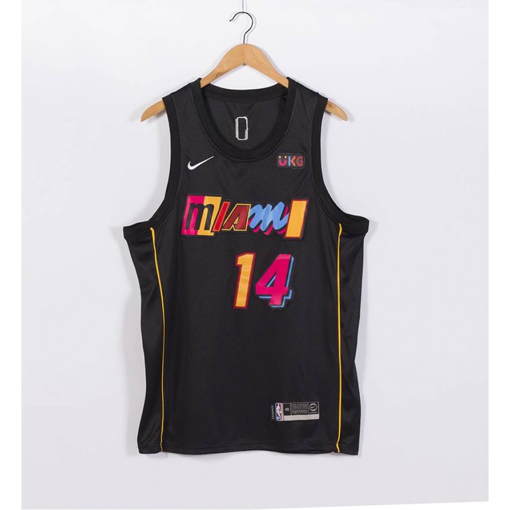 Camiseta Tyler Herro #14 Miami Heat 2022 Negro Camiseta Tyler Herro #14 Miami Heat 2022 Negro