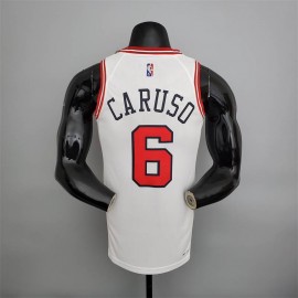 Camiseta Alex Caruso #6 Chicago Bulls Edición 75 Aniversario Blanco Camiseta Alex Caruso #6 Chicago Bulls Edición 75 Aniversario Blanco
