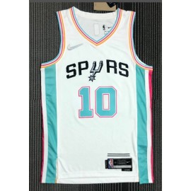 Camiseta DeMar DeRozan #10 San Antonio Spurs 2022 City Edition Blanco
