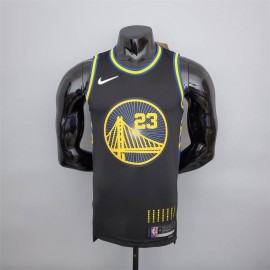 Camiseta Draymond Green #23 Golden State Warriors 2022 Edición 75 Aniversario City Edition Ngero