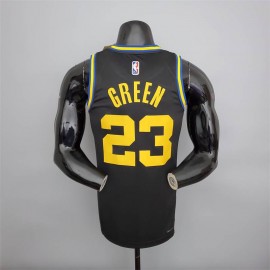 Camiseta Draymond Green #23 Golden State Warriors 2022 Edición 75 Aniversario City Edition Ngero Camiseta Draymond Green #23 Golden State Warriors 2022 Edición 75 Aniversario City Edition Ngero