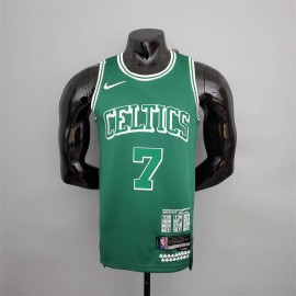 Camiseta Jaylen Brown #7 Boston Celtics 2022 City Edition Verde