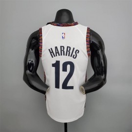 Camiseta Joe Harris #12 Brooklyn Nets City Edition Blanco Camiseta Joe Harris #12 Brooklyn Nets City Edition Blanco
