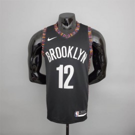 Camiseta Joe Harris #12 Brooklyn Nets City Edition Negro