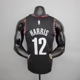 Camiseta Joe Harris #12 Brooklyn Nets City Edition Negro Camiseta Joe Harris #12 Brooklyn Nets City Edition Negro