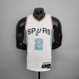 Camiseta Kawhi Leonard #2 San Antonio Spurs 2022 City Edition Blanco