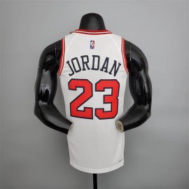 Camiseta Michael Jordan #23 Chicago Bulls Edición 75 Aniversario Blanco Camiseta Michael Jordan #23 Chicago Bulls Edición 75 Aniversario Blanco