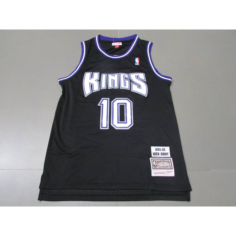 Camiseta Mike Bibby #10 Sacramento Kings Icon Clásico Negro Camiseta Mike Bibby #10 Sacramento Kings Icon Clásico Negro