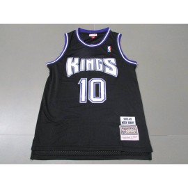 Camiseta Mike Bibby #10 Sacramento Kings Icon Clásico Negro