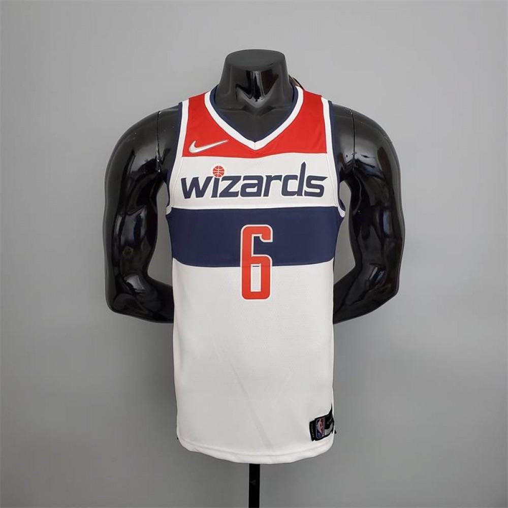 Camiseta Montrezl Harrell #6 Washington Wizards Edición 75 Aniversario Negro/Rojo/Blanco Camiseta Montrezl Harrell #6 Washington Wizards Edición 75 Aniversario Negro/Rojo/Blanco