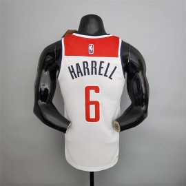 Camiseta Montrezl Harrell #6 Washington Wizards Edición 75 Aniversario Negro/Rojo/Blanco Camiseta Montrezl Harrell #6 Washington Wizards Edición 75 Aniversario Negro/Rojo/Blanco
