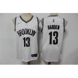 Camiseta James Harden #13 Brooklyn Nets Edición 75 Aniversario Blanco