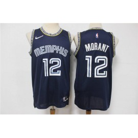 Camiseta Ja Morant #12 Miami Heat Edición 75 Aniversario City Edition Negro