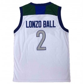 Camiseta Lonzo Ball #2 Chapel Hill High School 2017 Blanco Camiseta Lonzo Ball #2 Chapel Hill High School 2017 Blanco