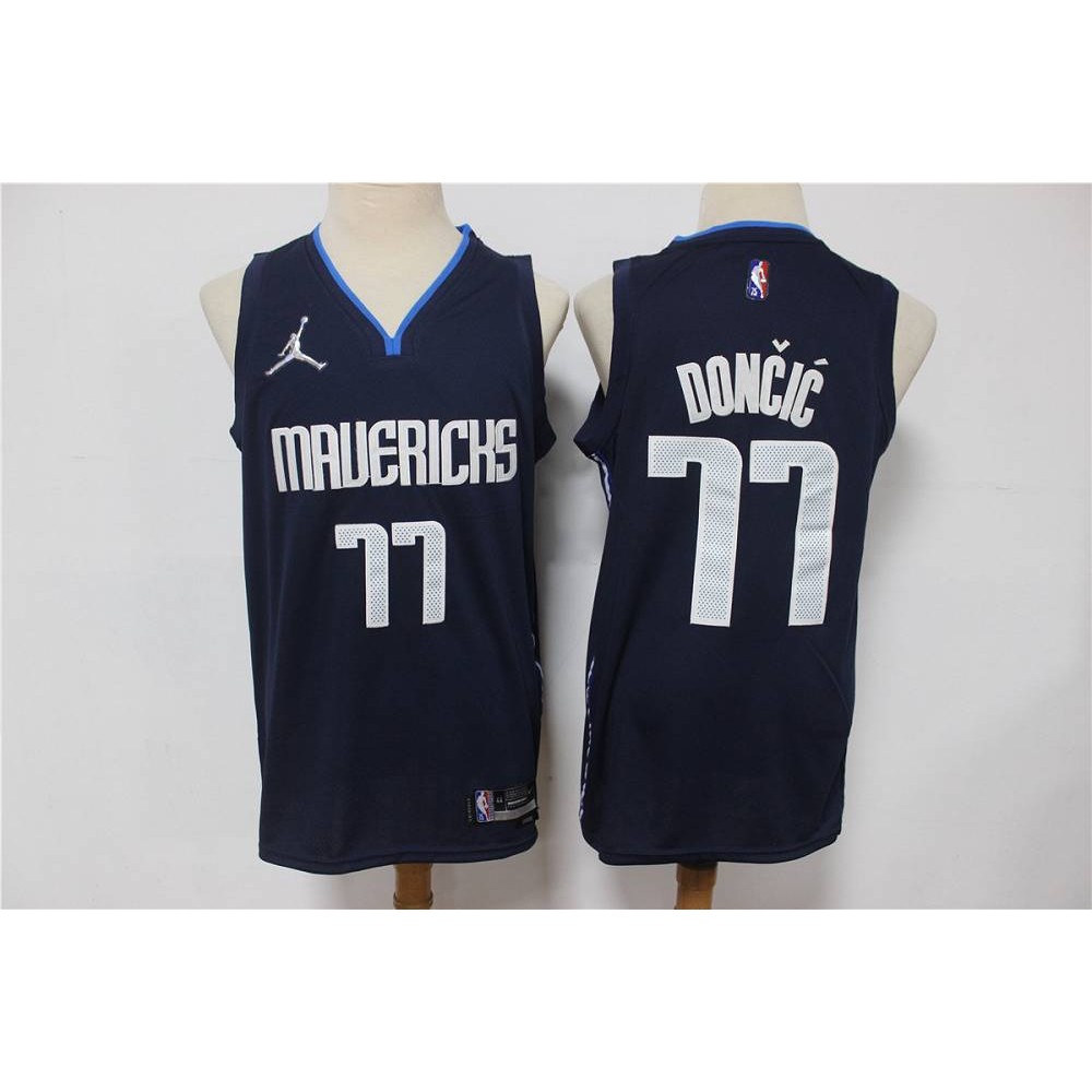 Camiseta Luka Dončić #77 Dallas Mavericks Edición 75 Aniversario Negro Camiseta Luka Dončić #77 Dallas Mavericks Edición 75 Aniversario Negro