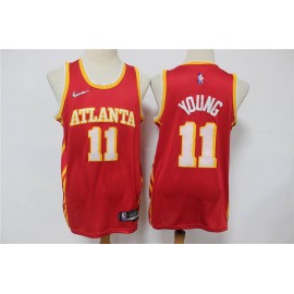 Camiseta Trae Young #11 Atlanta Hawks Icon Nuevo Rojo