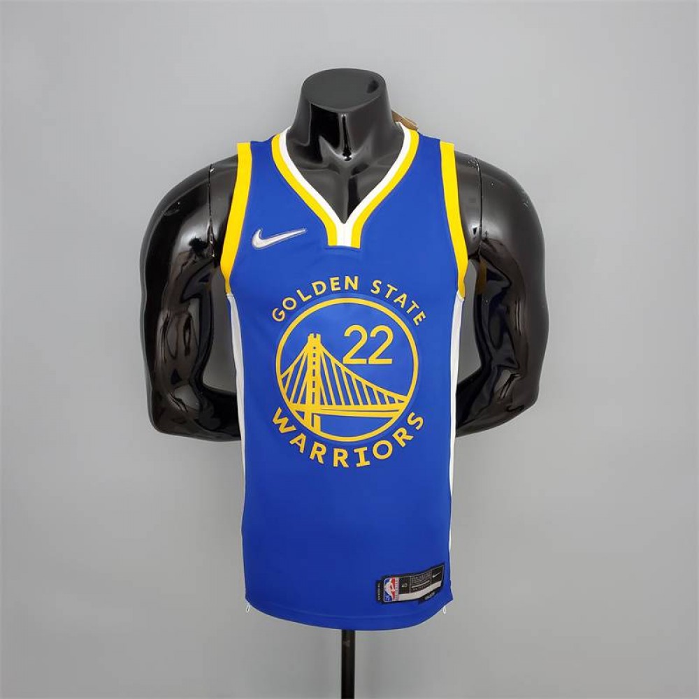 Camiseta Andrew Wiggins #22 Golden State Warriors Edición 75 Aniversario Azul