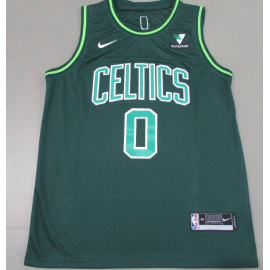 Camiseta Jayson Tatum #0 Boston Celtics 2022 Verde
