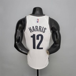 Camiseta Joe Harris #12 Brooklyn Nets Edición 75 Aniversario Blanco Camiseta Joe Harris #12 Brooklyn Nets Edición 75 Aniversario Blanco