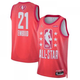 Camiseta Joel Embiid #21 All-Star 2022 Rojo