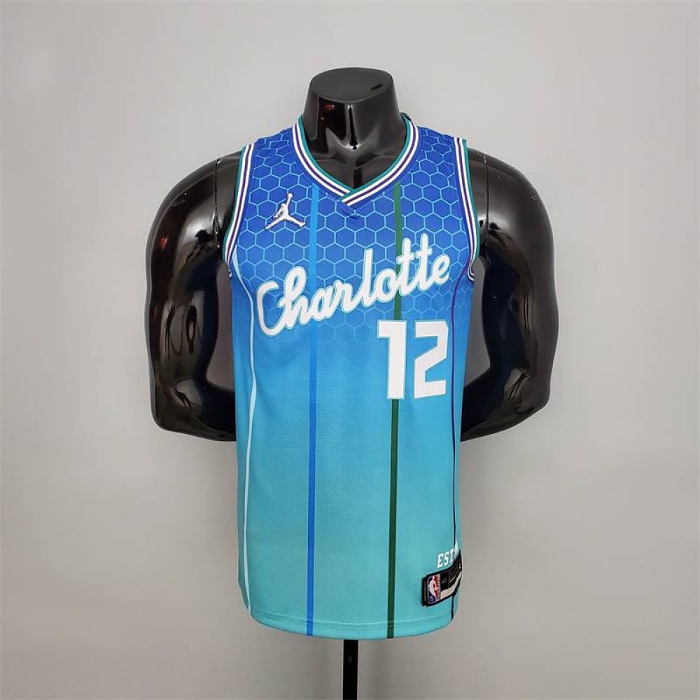 Camiseta Kelly Oubre Jr. #12 Charlotte Hornets City Edition 2022 Azul