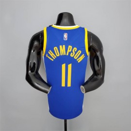 Camiseta Klay Thompson #11 Golden State Warriors Edición 75 Aniversario Azul Camiseta Klay Thompson #11 Golden State Warriors Edición 75 Aniversario Azul