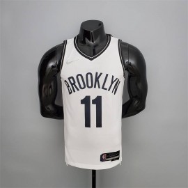 Camiseta Kyrie Irving #11 Brooklyn Nets Edición 75 Aniversario Blanco