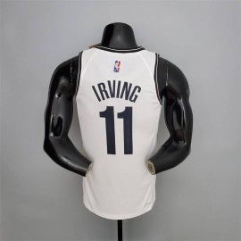 Camiseta Kyrie Irving #11 Brooklyn Nets Edición 75 Aniversario Blanco Camiseta Kyrie Irving #11 Brooklyn Nets Edición 75 Aniversario Blanco