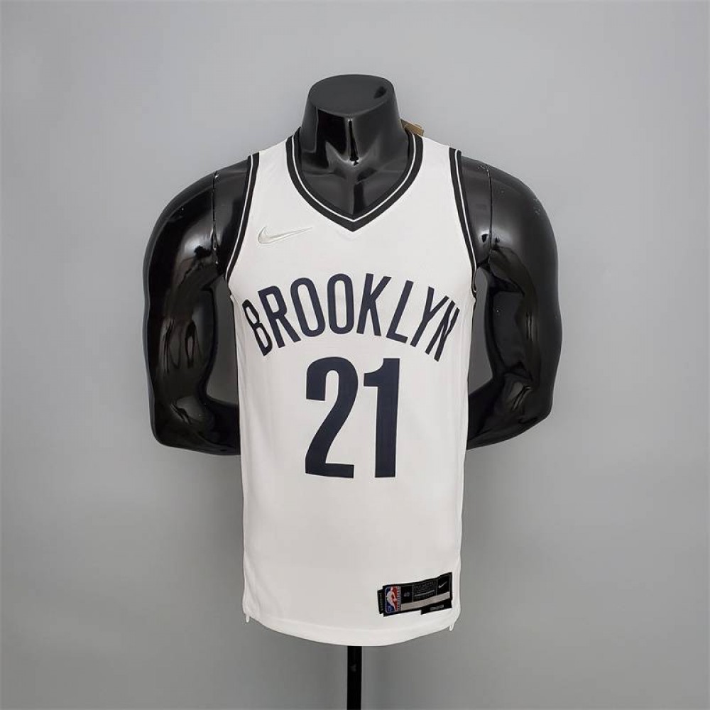 Camiseta LaMarcus Aldridge #21 Brooklyn Nets Edición 75 Aniversario Blanco Camiseta LaMarcus Aldridge #21 Brooklyn Nets Edición 75 Aniversario Blanco