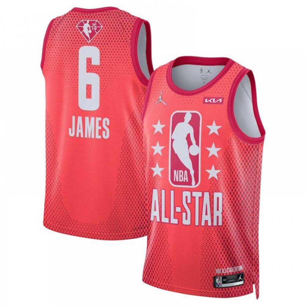 Camiseta LeBron James #6 All-Star 2022 Rojo ⋆ MiCamisetaNBA