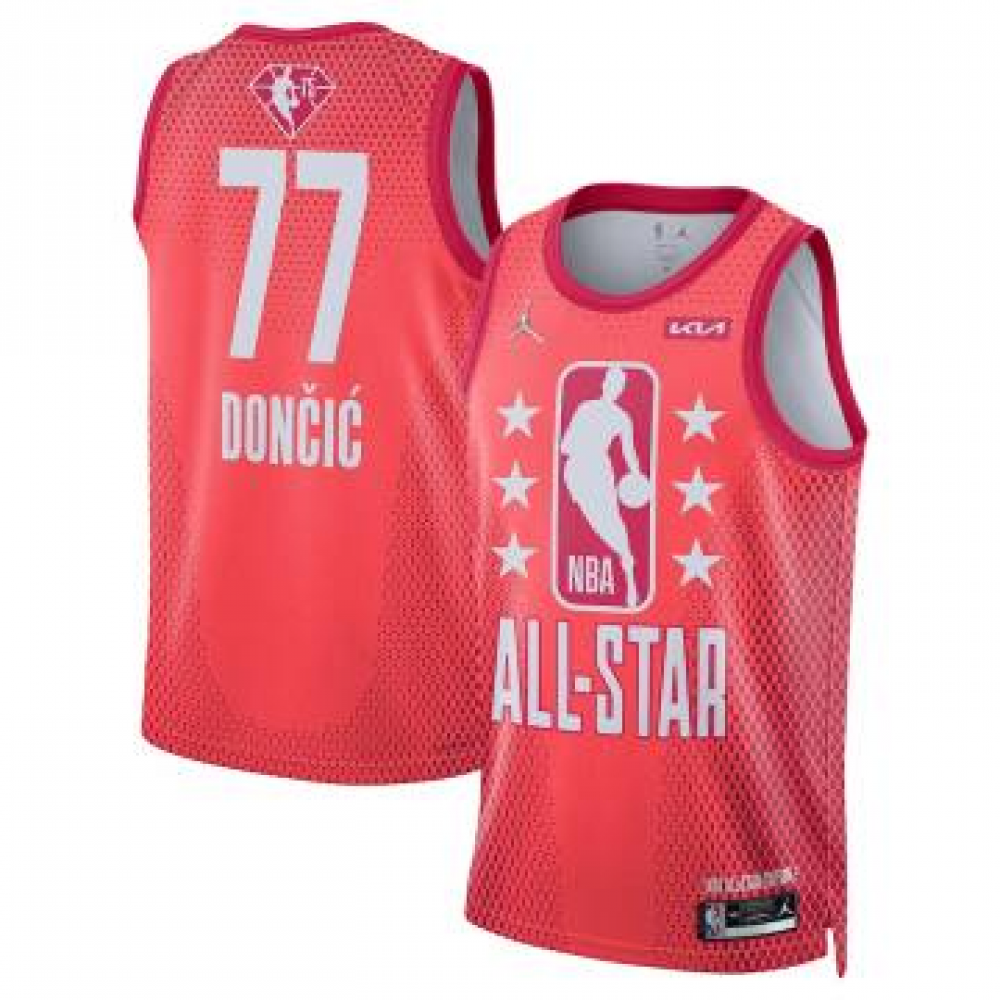 Camiseta Luka Dončić #77 All-Star 2022 Rojo Camiseta Luka Dončić #77 All-Star 2022 Rojo
