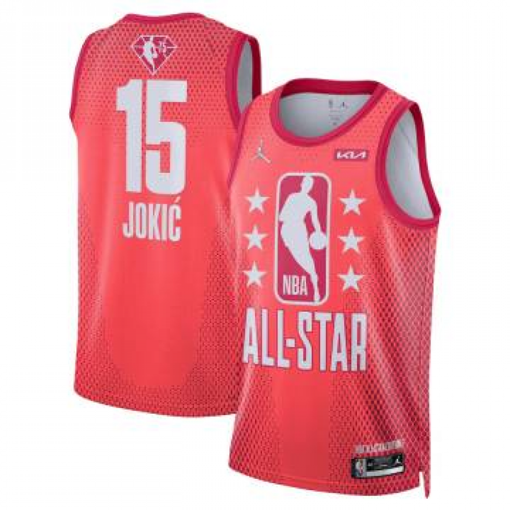 Camiseta Nikola Jokić #15 All-Star 2022 Rojo Camiseta Nikola Jokić #15 All-Star 2022 Rojo